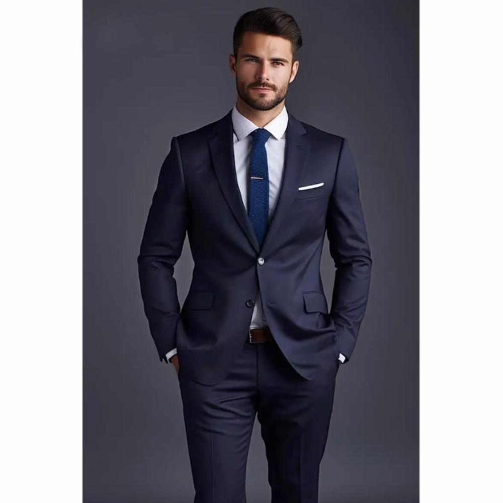 Men Formal Wear Wedding - 남성 정장 세트 2피스 스타일리시 블레이저