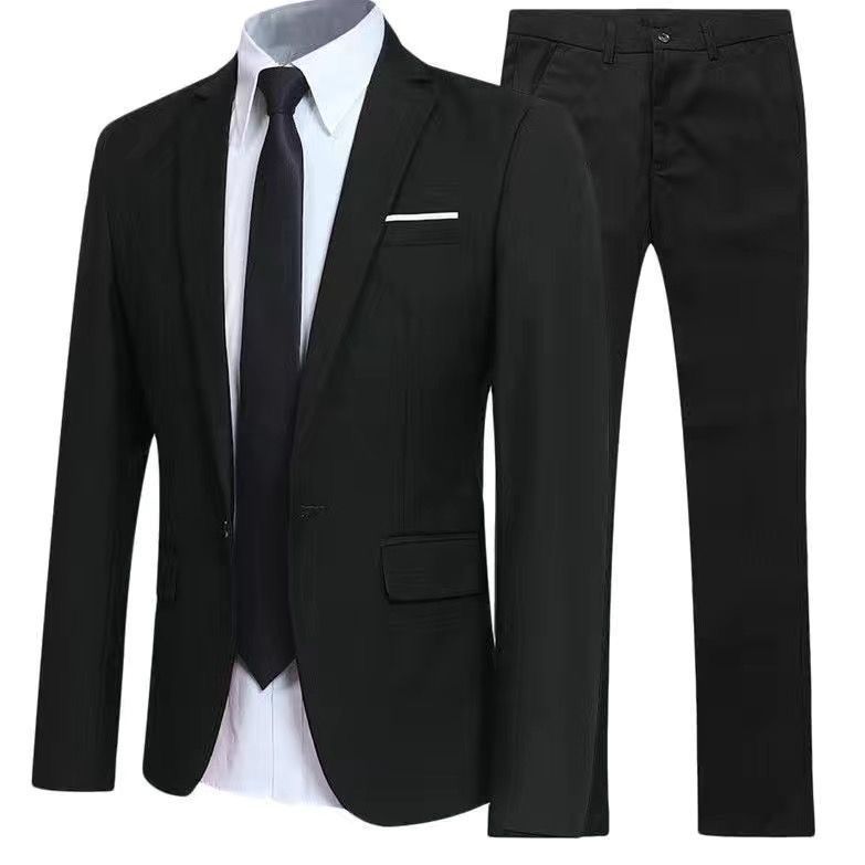 Korean Men Formal Wear - 남성 투피스 슬림핏 웨딩 의상 한국