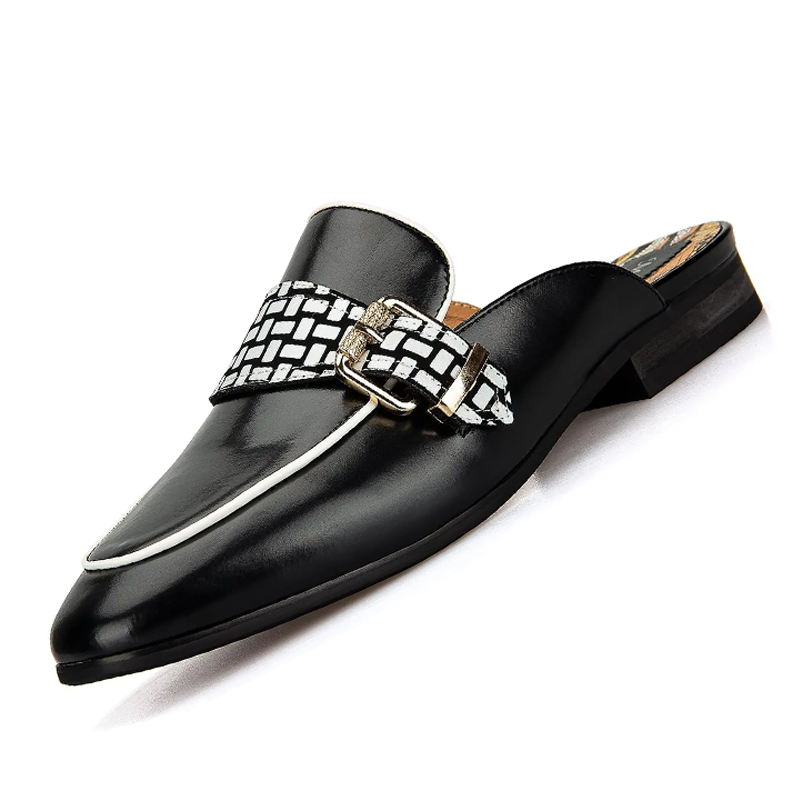 Men'S Formal Wear Slippers - Meijiana 남성용 슬리퍼 슬립온 로퍼 가죽
