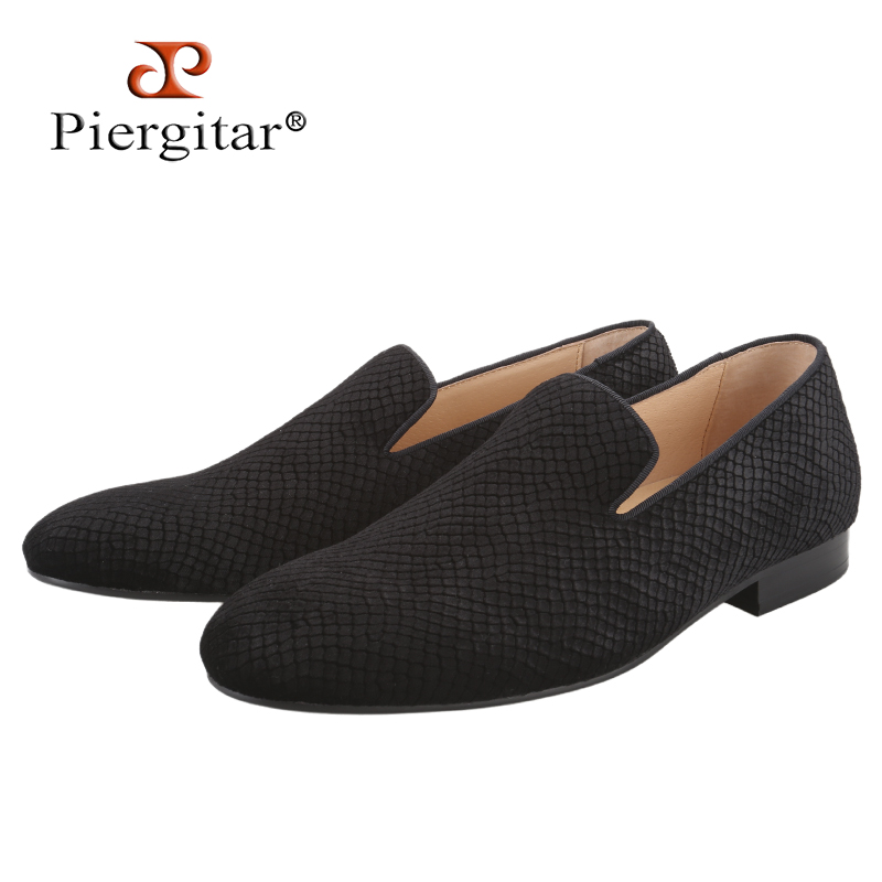 Men'S Formal Wear Slippers - Piergitar 멀티 컬러 물고기 비늘 패턴