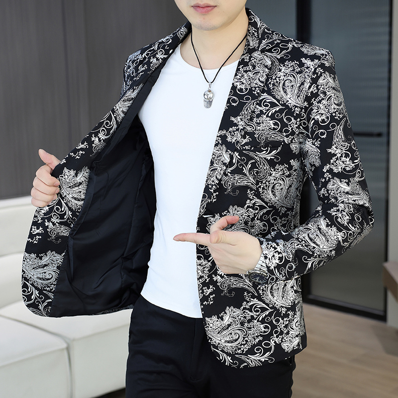 Korean Men Formal Wear - 블레이저 아웃도어 남성용 사이클링 패션 비즈니스