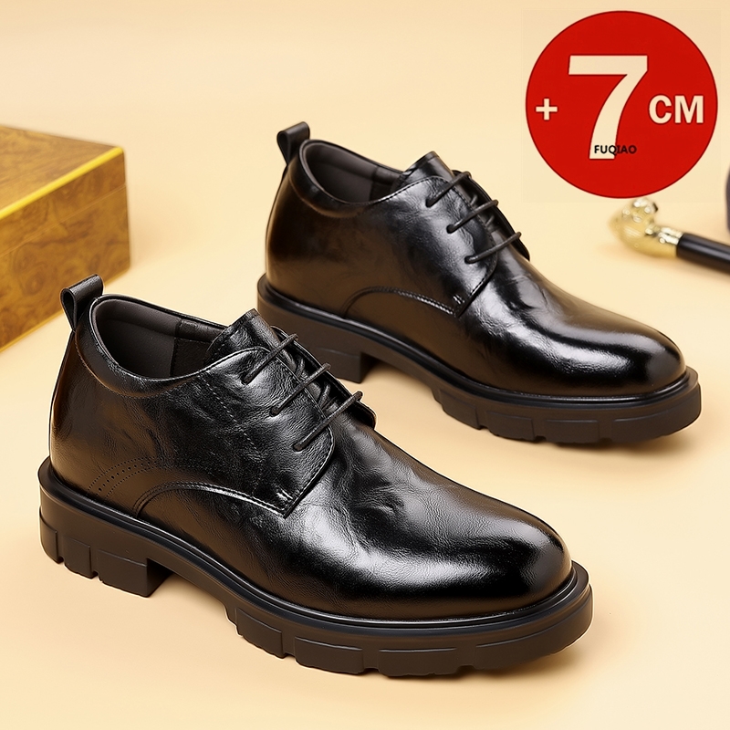Men'S Formal Wear Slippers - 남성용 7CM 키높이 비즈니스 구두 웨딩