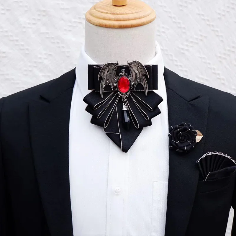 Korean Men Formal Wear - 남자의 나비 넥타이 브로치 세트 영국