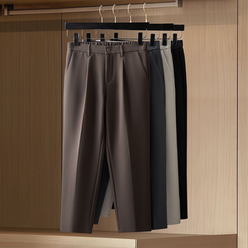 Korean Men Formal Wear - 남성 슬림핏 정장 바지 2026 봄