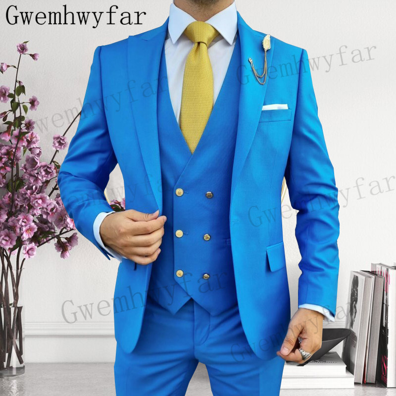 Gwenhwyfar 신랑 들러리 피크 라펠 턱시도 남성 - Formal Men Party Wear Jacket 리뷰 및 가격