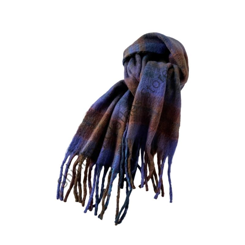 M68A 패션 스카프 여성을위한 부드러운 모헤어 격자  - Men Formal Wear With Scarf 리뷰 및 가격