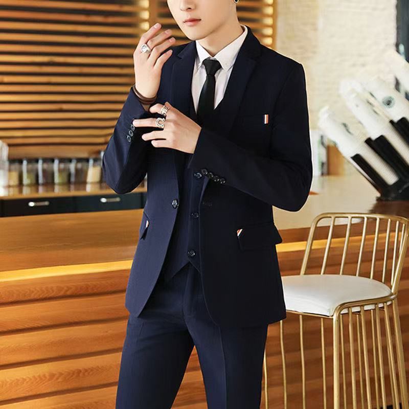 남성 2피스 슬림핏 정장 한국 스타일 비즈니스 웨딩 블 - Korean Men Formal Wear 리뷰 및 가격
