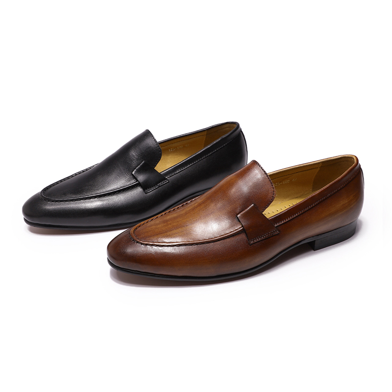 가을 여름 스타일 웨딩 파티 댄스를위한 남성 로퍼 블랙 - Men Formal Wear Brown 리뷰 및 가격