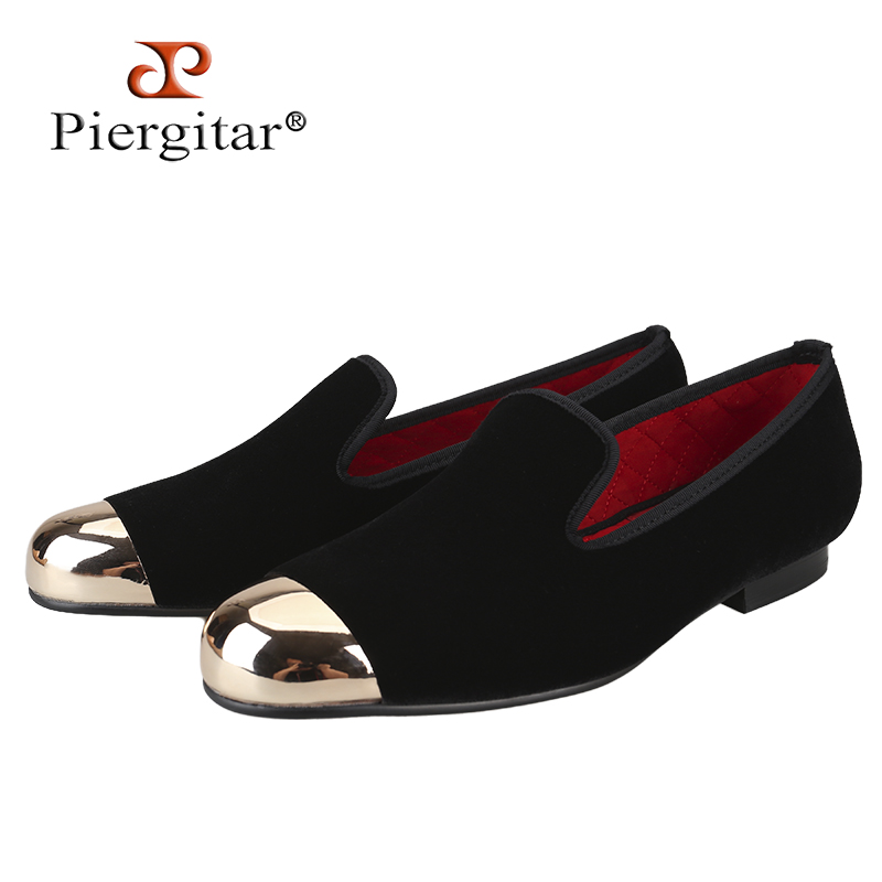 Piergitar 클래식 모델 블랙 벨벳 슬립 온 슬리 - Men'S Formal Wear Slippers 리뷰 및 가격