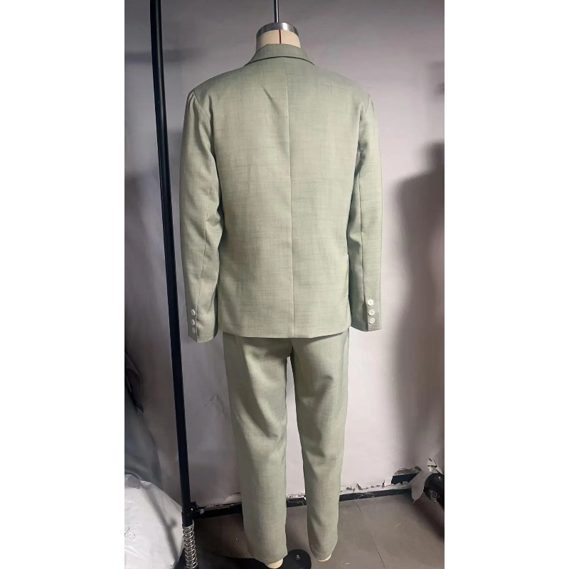 비즈니스 남성용 단색 정장 세트, 슬림핏 의상 (큰 포 - Large Men Formal Wear 리뷰 및 가격