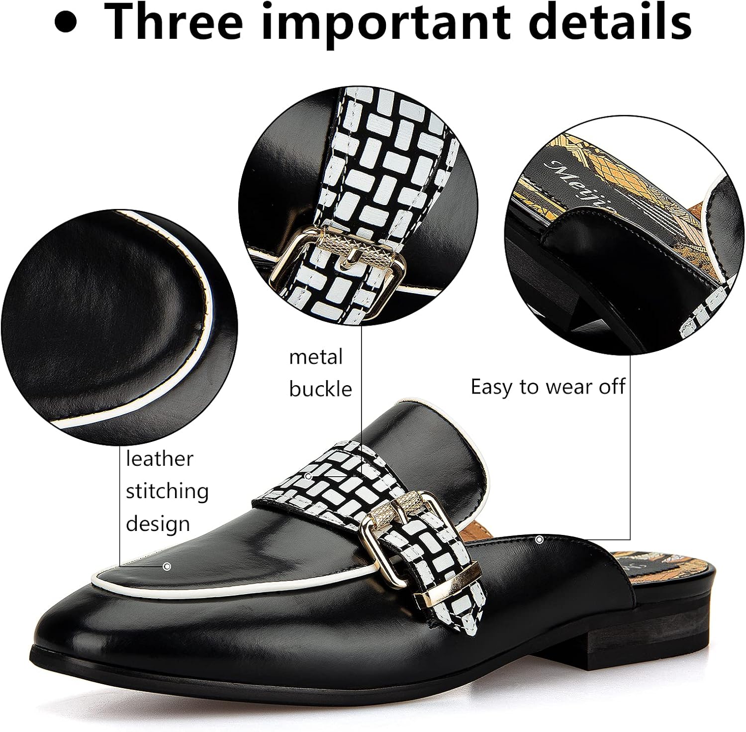 Meijiana 남성용 슬리퍼 슬립온 로퍼 가죽 정장  - Men'S Formal Wear Slippers 리뷰 및 가격