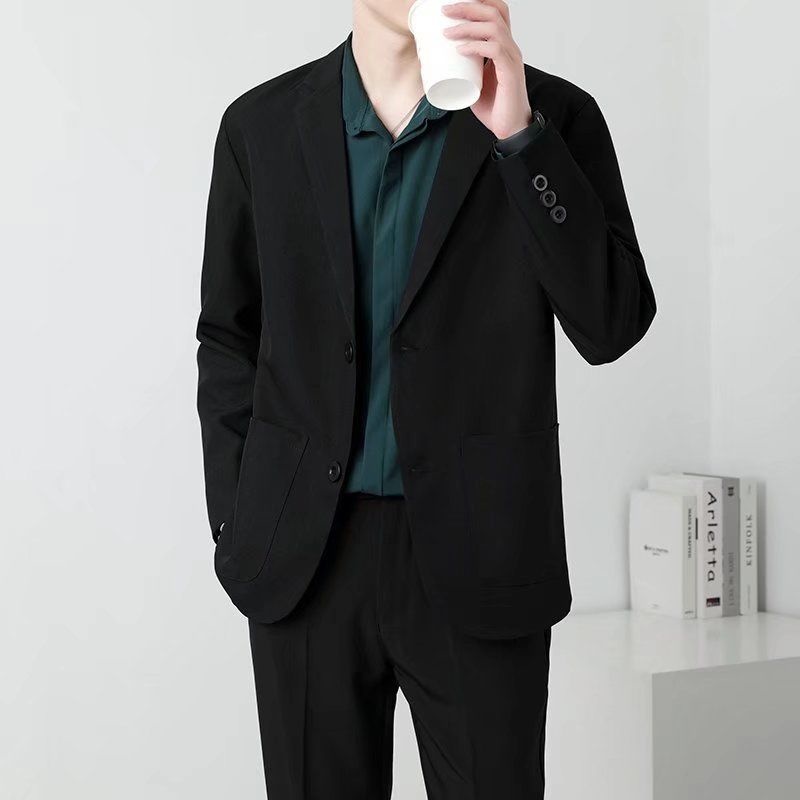 봄 브라운 블랙 블레이저 남성 슬림 피트 패션 사회 남 - Men Formal Wear Brown 리뷰 및 가격