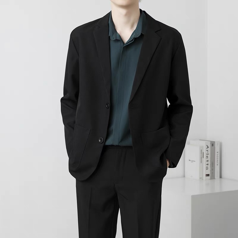 봄 브라운 블랙 블레이저 남성 슬림 피트 패션 사회 남 - Men Formal Wear Brown 리뷰 및 가격