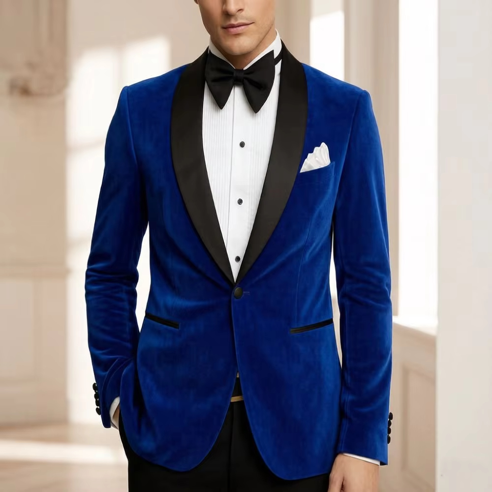 남성 벨벳 블레이저 슬림핏 수트 1피스 웨딩 턱시도 믹 - Formal Men Party Wear Jacket 리뷰 및 가격
