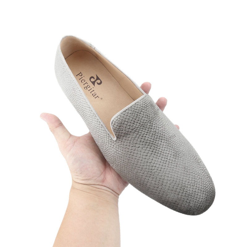 Piergitar 멀티 컬러 물고기 비늘 패턴 양각 벨 - Men'S Formal Wear Slippers 리뷰 및 가격