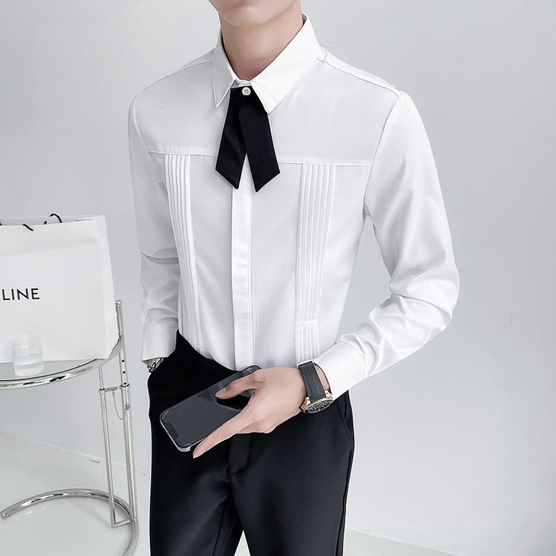 럭셔리 남성 웨딩 파티 셔츠 한국 패션 디자이너 남성  - Korean Men Formal Wear 리뷰 및 가격