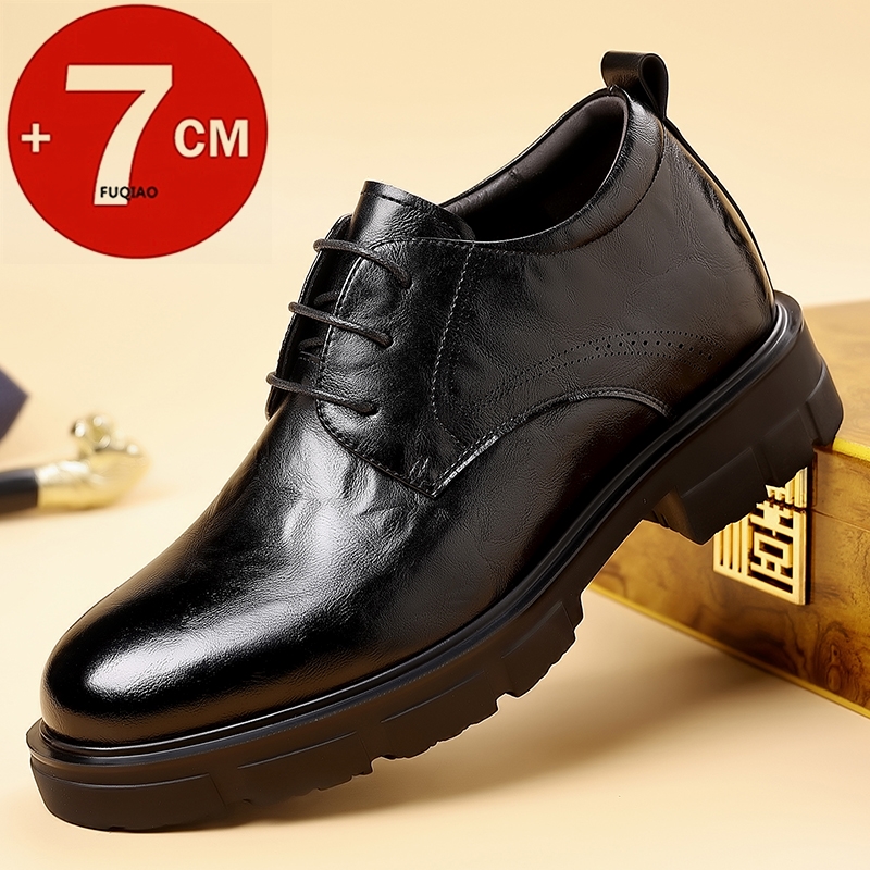 남성용 7CM 키높이 비즈니스 구두 웨딩 가죽 구두 미 - Men'S Formal Wear Slippers 리뷰 및 가격