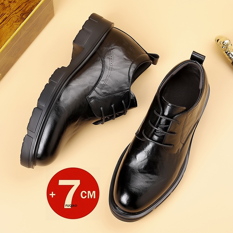 남성용 7CM 키높이 비즈니스 구두 웨딩 가죽 구두 미 - Men'S Formal Wear Slippers 리뷰 및 가격