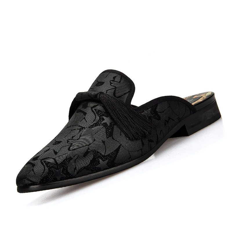 남성용 슬리퍼 슬립온 로퍼 가죽 정장 캐주얼 오픈백 샌 - Men'S Formal Wear Slippers 리뷰 및 가격