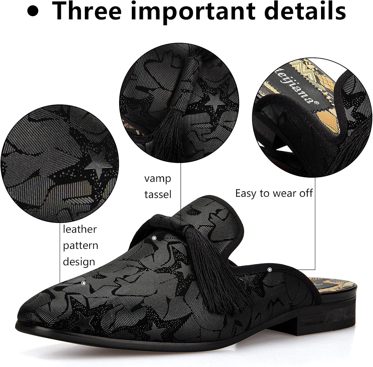 남성용 슬리퍼 슬립온 로퍼 가죽 정장 캐주얼 오픈백 샌 - Men'S Formal Wear Slippers 리뷰 및 가격