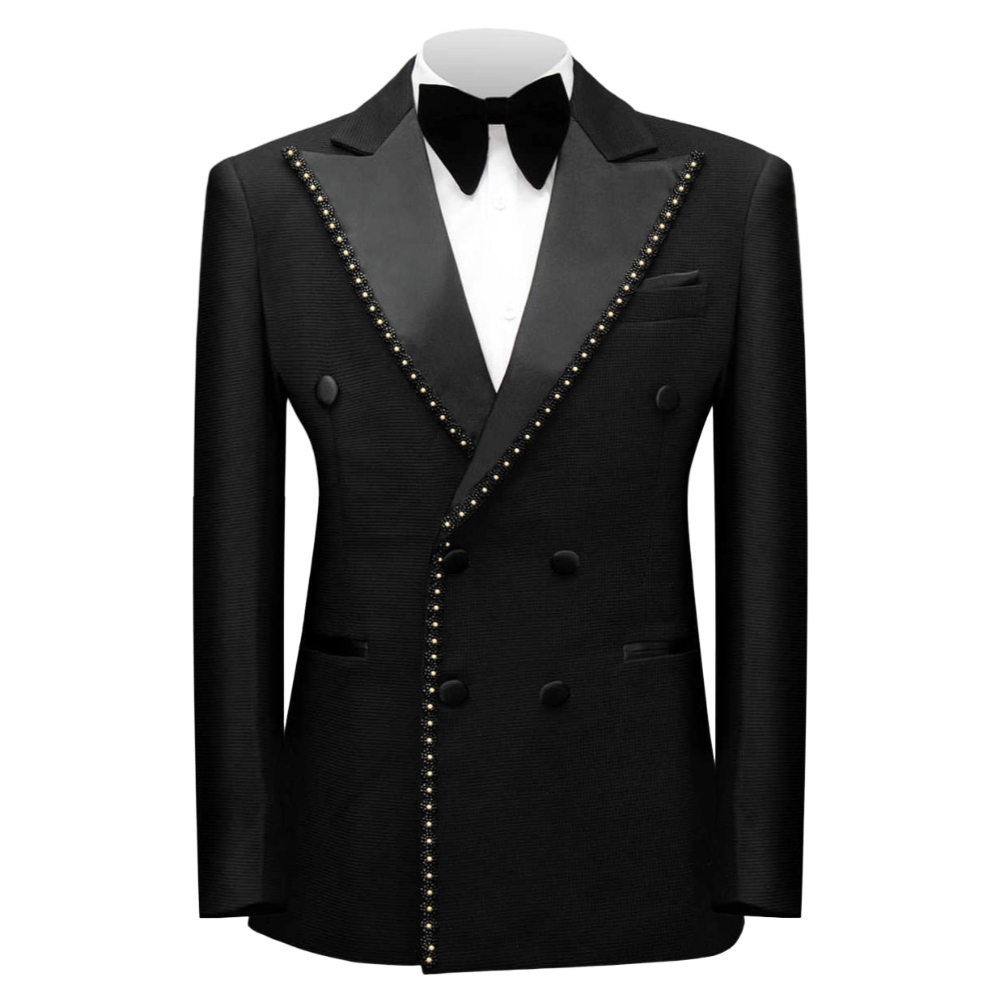 남성용 더블 브레스티드 비즈 장식 정장 2피스 웨딩 신 - Men Formal Wear Wedding 리뷰 및 가격